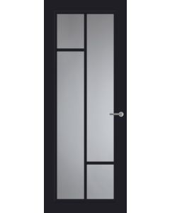 Svedex Front FR508 Glasdeur Diep Zwart (maatwerk)