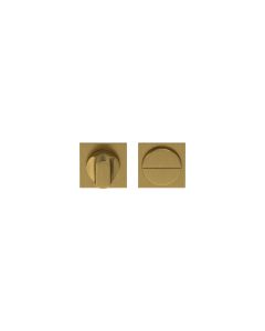 Toiletgarnituur Quadrate MINIMAL mat messing