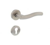 Intersteel -  deurkruk Lange golf (RVS ATP)  cilinderplaatjes