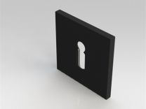 Intersteel sleutelrozet (Vierkant plat verdekt) RVS-mat zwart 0035.343316