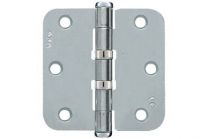 AXA Kogellagerscharnier voor stompe deuren (76x76x2 mm) -  Rond Topcoat  1533-24-23/E 