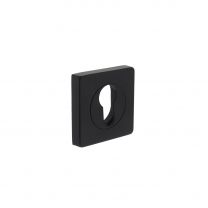 Intersteel Profielcilindergat plaatje vierkant 7mm mat zwart 0023.318517