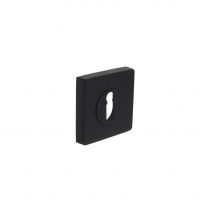 Intersteel Sleutelgat plaatje vierkant 7mm mat zwart 0023.318516
