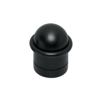 Intersteel Living deurstop met ring (mat zwart)  0023.442000
