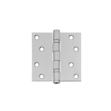 Intersteel Kogellagerscharnier 89x89x2,5mm recht tot 70 kilo rvs geborsteld