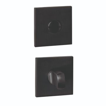 Intersteel WC-sluiting verdekt 53x53x6mm met stift 6-8mm PVD zwart