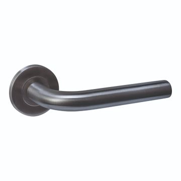 Intersteel Deurkruk Q 02 op rozet verdekt ø52x6mm PVD antraciet
