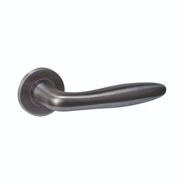 Intersteel Deurkruk Q 03 op rozet verdekt ø52x6mm PVD antraciet