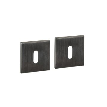 Intersteel Sleutelrozetten verdekt 53x53x6mm PVD antraciet