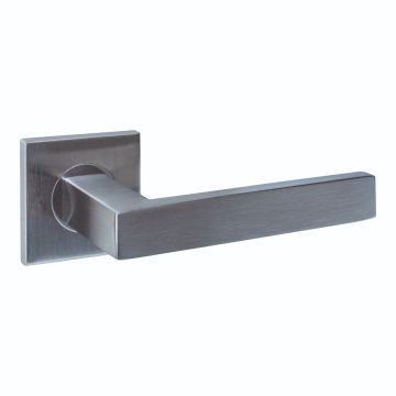 Intersteel Deurkruk Q 05 op rozet verdekt 53x53x6mm rvs