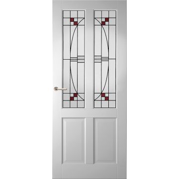 Weekamp Glas-in-Lood 4 tbv binnendeur WK 6542