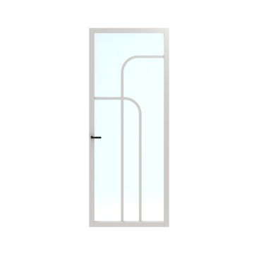 Skantrae SSL14615 Afgelakte Glasdeur (Wit)