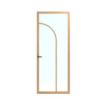 Skantrae SSL14812 Afgelakte Glasdeur (Natuurlijk eiken)
