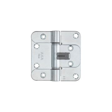 Veiligheids kogelscharnier (tbv buitendeuren) 89 x 89 (AXA Titan) verzinkt