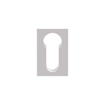 Cilinderrozet Squared MINIMAL wit
