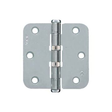 AXA Kogellagerscharnier voor stompe deuren (76x76x2 mm) -  Rond Topcoat  1533-24-23/E