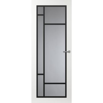 Svedex Front FR500 Glasdeur met zwarte glaslatten (maatwerk)
