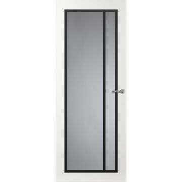 Svedex Front FR502 Glasdeur met zwarte glaslatten (maatwerk)