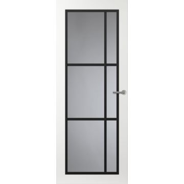 Svedex Front FR504 Glasdeur met zwarte glaslatten (maatwerk)