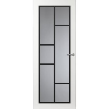 Svedex Front FR506 Glasdeur met zwarte glaslatten (maatwerk)