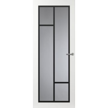 Svedex Front FR508 Glasdeur met zwarte glaslatten (maatwerk)