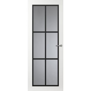 Svedex Front FR511 Glasdeur met zwarte glaslatten (maatwerk)