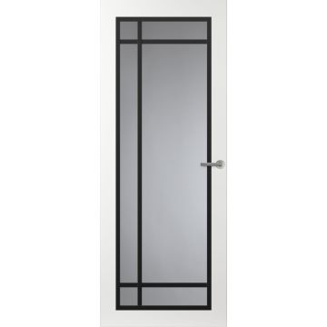 Svedex Front FR514 Glasdeur met zwarte glaslatten (maatwerk)