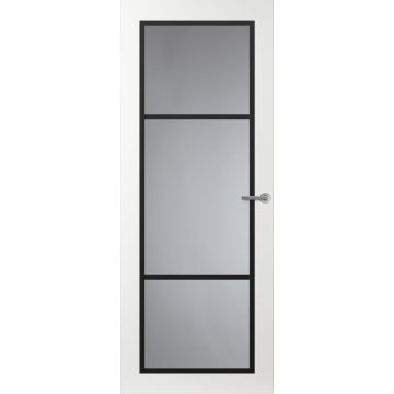 Svedex Front FR515 Glasdeur met zwarte glaslatten (maatwerk)