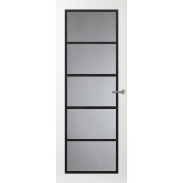Svedex Front FR516 Glasdeur met zwarte glaslatten (maatwerk)