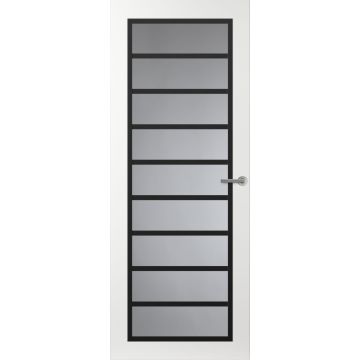 Svedex Front FR519 Glasdeur met zwarte glaslatten (maatwerk)