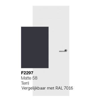 Svedex HPL vlakke deur Terril F2297 (maatwerk)
