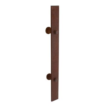 Intersteel deurgreep plat 800mm x 40mm tbv schuifdeur roest antiek 0025.450112