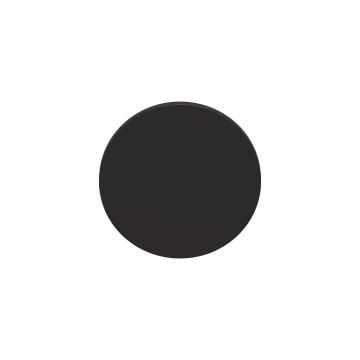 Deurknop Orbit zwart