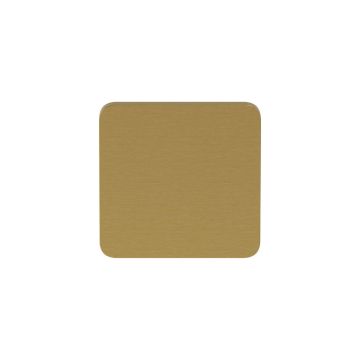 Deurknop Quadrate mat messing