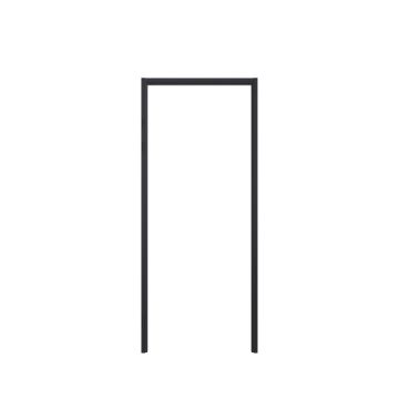 Svedex Match stalen opdek montagekozijn (DO) Diep-Zwart - 100mm muurdikte (maatwerk)