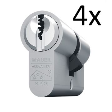 Mauer F3P cilinder set van 4 gelijksluitend