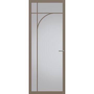 Svedex Nuance NC101 Glasdeur leem-taupe afgelakt (Maatwerk)