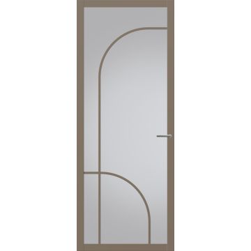 Svedex Nuance NC103 Glasdeur leem-taupe afgelakt (Maatwerk)
