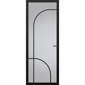 Svedex Nuance NC103 Glasdeur diep-zwart afgelakt (Maatwerk)