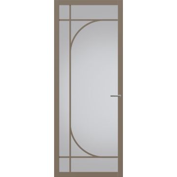 Svedex Nuance NC104 Glasdeur leem-taupe afgelakt (Maatwerk)