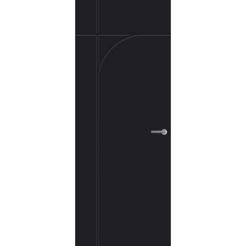 Svedex Nuance NC151 Lijndeur diep-zwart afgelakt (Maatwerk)