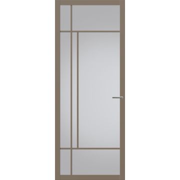 Svedex Nuance NC201 Glasdeur leem-taupe afgelakt (Maatwerk)