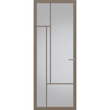 Svedex Nuance NC203 Glasdeur leem-taupe afgelakt (Maatwerk)