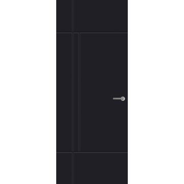 Svedex Nuance NC251 Lijndeur diep-zwart afgelakt (Maatwerk)