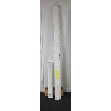 **OUTLET** Svedex Match stalen opdek montagekozijn (DO) Wit - 100mm muurdikte-211,5cm-88cm-Linksdraaiend