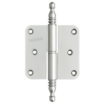 Skantrae paumelle chroom 76x76mm (CRO) scharnier met vaas rechts
