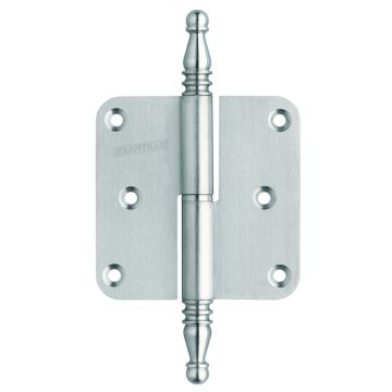 Skantrae paumelle mat chroom 76x76mm (CSA)scharnier met vaas rechts