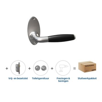Skantrae Sluitwerkpakket 2049 Foligno toilet MAT NIKKEL