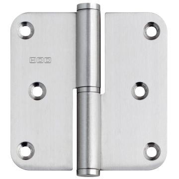 Skantrae paumelle scharnier 80x80mm links RVS