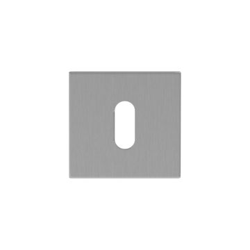 Sleutelrozet Squared FLAT RVS